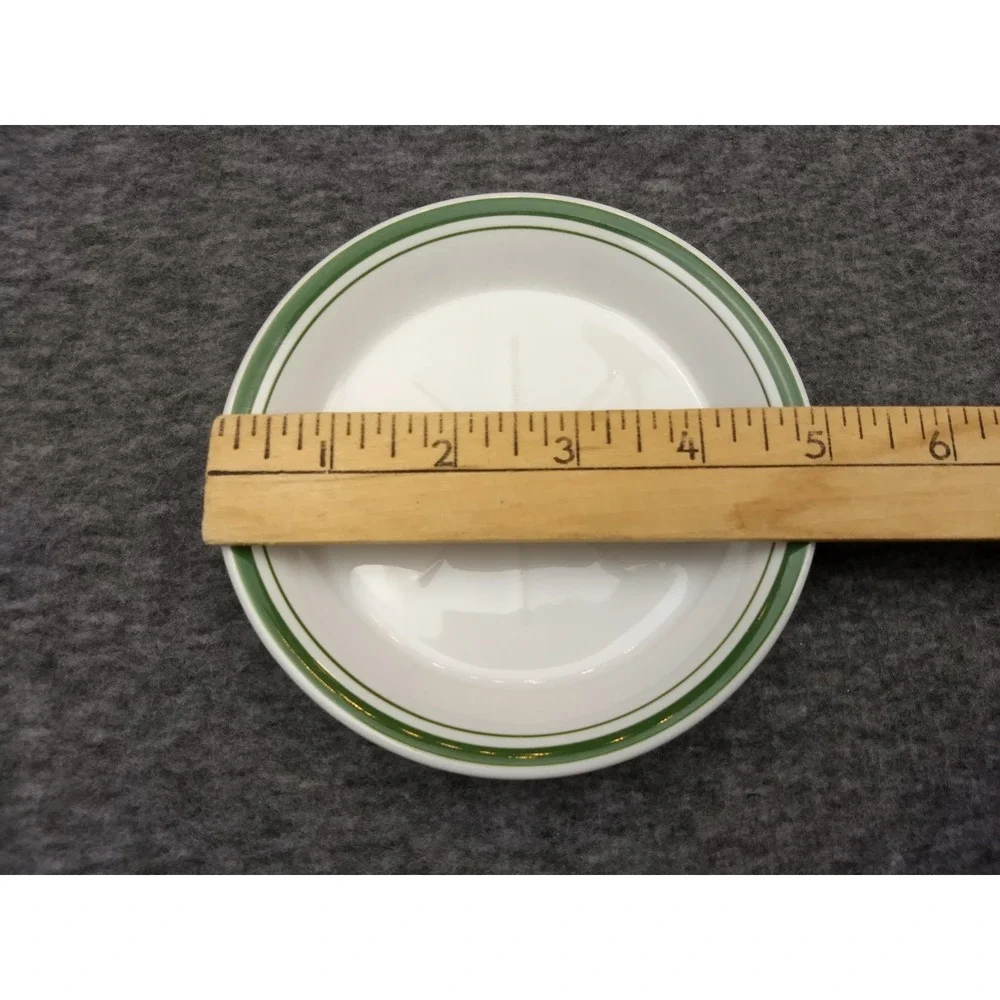 Vintage French Absinthe Saucer Plate Bistro‎ Hotel Ware Tip Tray Bar Set of 3